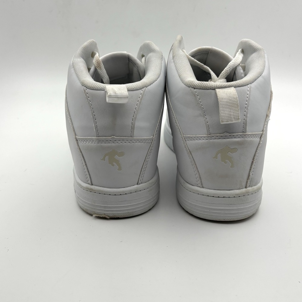 AND1 Shoes Womens 9 High Top Basketball Sneaker White Leather Lace Up Low Top - Picture 3 of 8